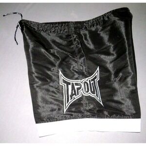 TAPOUT Vintage Black Draw String MMA Boxing Shorts Trunks Men's 42